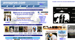 Desktop Screenshot of annaprae.com