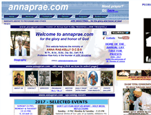Tablet Screenshot of annaprae.com